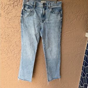 PacSun Light Blue Cropped Straight Jeans